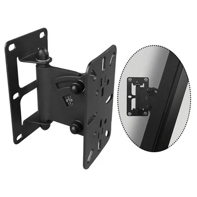 Speaker Wall Mount Sound Speaker Mount Black Tilt Swivel Universal Adjustable - Image 1 of 4