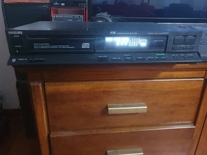 Lettore CD PLAYER Philips USCITE RCA PLACCATE IN ORO USCITA DIGITALE COASSI - Picture 1 of 6