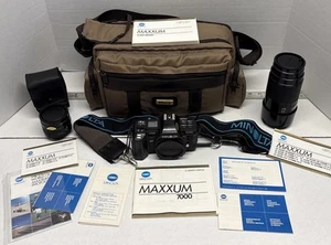 Minolta Maxxum 7000AF analoge Spiegelreflexkamera 35 mm mit Extras & schöner Tasche - Bild 1 von 23