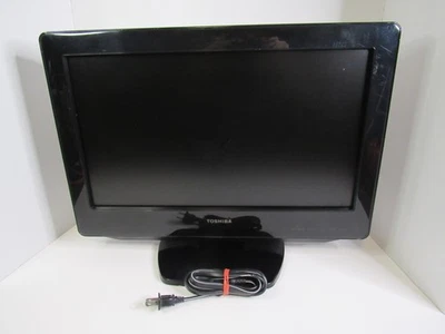 Toshiba 19" LCD TV DVD Combo 19LV61K Power Cord RCA HDMI S-Video 720p No Remote - Image 1 of 4