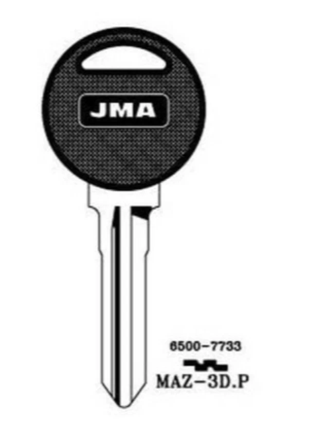 Classic Car key - MAZDA  (Silca MAZ7BP) - Uncut Key Blank - Image 1 of 1