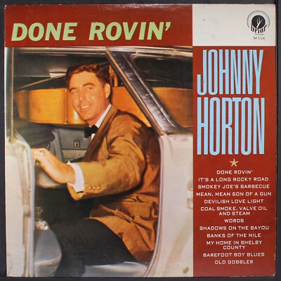 JOHNNY HORTON: done rovin' BRIAR INT'L 12" LP 33 RPM - Image 1 of 2