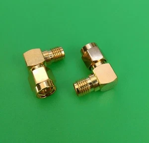 (5 piezas) Conector RF de ángulo recto SMA macho a hembra SMA - Vendedor de EE. UU. - Imagen 1 de 2