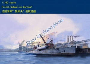 Hobby Boss 83522 1/350 French Navy "Surcouf" cruise submarine model kit - Picture 1 of 5