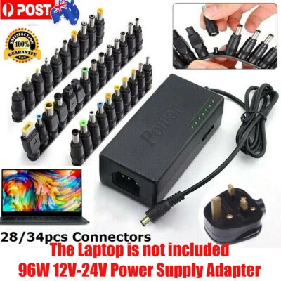 Power Charger Adapter Portable 12V 24V For Lenovo Samsung BenQ Compaq PC Laptop - image 1 of 4