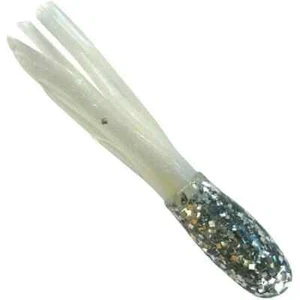 Southern Pro 1.5" Scale Head Jig Bodies SH06 Silver/White 100ct - Picture 1 of 1