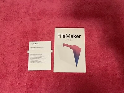 FileMaker Pro 13 License Key Card for Mac & Windows, FULL VERSION, Free Shipping - Image 1 of 2