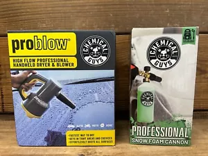 Chemical Guys EQP403 ProBlow Professional Dryer Blower + EPQ321 Foam Cannon - Picture 1 of 16