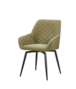 POPPY Dining Chairs - Set of 2: Where Mobility Meets Style in Multiple Colors - Picture 1 of 20