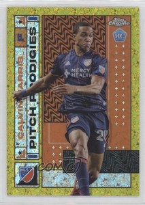 2022 Topps Chrome MLS Gold Mini-Diamond Refractor /50 Calvin Harris Rookie RC