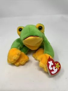 Ty Beanie Baby Smoochy The Frog #4039 ***Retired***RARE*** - Picture 1 of 12