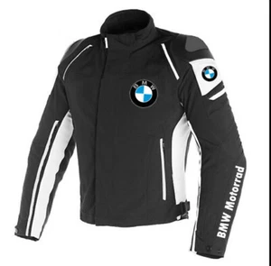BMW LEATHER JACKET MOTORCYCLE JACKET , BMW MOTORRAD LEATHER JACKET CE ARMOUR - Picture 1 of 3