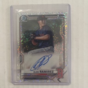 2021 Bowman Chrome Aldo Ramirez Mini Diamond Refractor 1st Bowman Auto /299