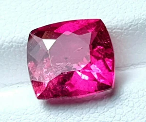 3 Karat Top Qualität schöne Farbe Rubillit geschliffen Stein 9,3 * 8,9 * 5,27 mm Größe  - Bild 1 von 5