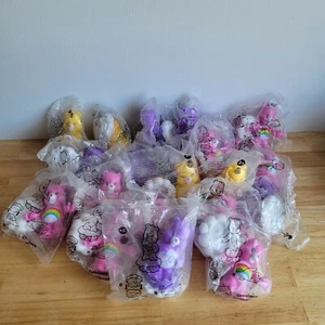 Birthday Cake Topper Burger King Care Bear Cloud & Bracelet Lot Of 21 - Picture 1 of 7
