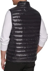 NWT GUESS Men's Essential Light Weight Transitional Vest Size Large Color Black - Picture 1 of 2