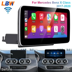 For Mercedes Benz X Class 2017-20 10.25'' Car Linux Screen Wifi Wireless Carplay - Imagen 1 de 12