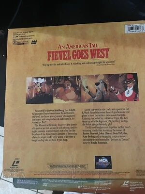 An American Tail Fievel Goes West (Laser Disk) Foto 1 de 2