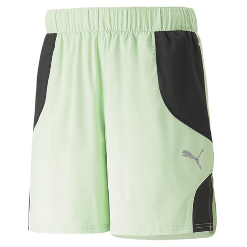 Puma Run Ultraweave 7 pollici pantaloncini da corsa uomo nero verde casual fondo sportivo