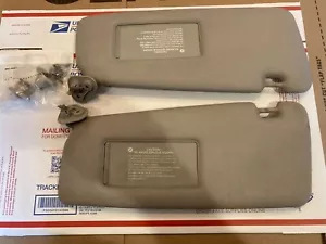 916 BMW Left Right Sun Visor Set with mirrors and all hardware - Bild 1 von 5
