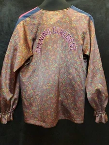 Opening Ceremony Paisley + Blue Reversible Satin Bomber Jacket - Picture 1 of 6