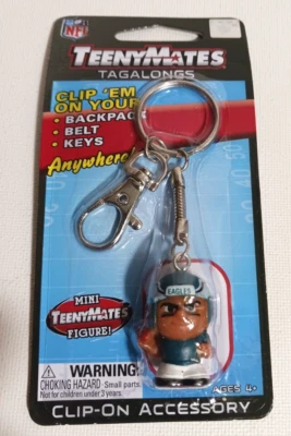 NFL Teenymates Tagalong Key Chain With Clip Philadelphia Eagles - Image 1 of 2