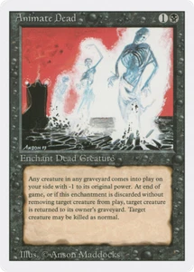 Animate Dead X (1) MTG Revised Excellent/Near Mint - 4RCards - Bild 1 von 1