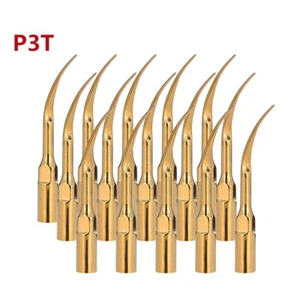 15Pcs Gold P3T Dental EMS WOODPECKER Piezo Scaler Tips for Ultrasonic Handpiece - Picture 1 of 5