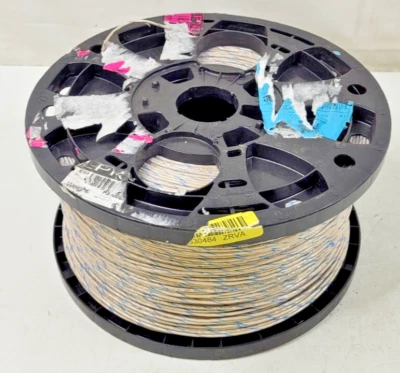 2500FT Encore Wire & Cable #16awg Stranded TFFN/AWM/MTW Building Wire White Blue - Image 1 of 4