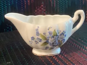 Royal Dover Bone China England Saucen Milchkännchen blaue Blumen NEUWERTIG Vintage - Bild 1 von 12