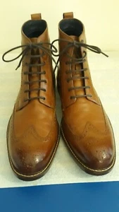 Cole Haan Wingtip Chukka Oxford Boots Herren 13 M Braun Leder - Bild 1 von 10
