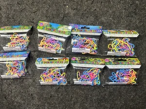 Lotto 24 confezioni 12 elastici sagomati arcobaleno animali 4 dif 288 pz grossisti - Foto 1 di 5
