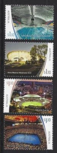Juego de 4 estadios deportivos Australia 2020 sin montar como nuevos, sin montar o sin montar - Imagen 1 de 1