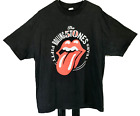 THE ROLLING STONES FIFTY YEARS 50 CONCERT TOUR T-SHIRT Taille X-GRAND NOIR