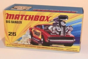 Caja Matchbox Superfast Nº 26 Big Banger Vacía Repro I Estilo - Imagen 1 de 1