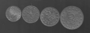 Monete zinco Albania 1957. Set. LL6 - Foto 1 di 2