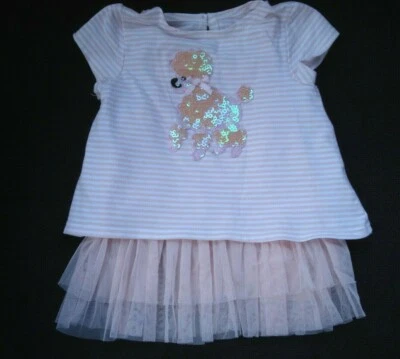 Pippa & Julie розовый белый балетной платье Appliqued блестки пудель собаки 12 месяцев новый - Изображение 1 из 4