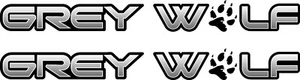 Fits Heartland GREY WOLF RV Motorhome Camper Vinyl Decal 4" x 36" Set of 2 - Bild 1 von 1