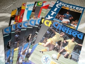 CHELSEA HOME AND AWAY PROGRAMMES FROM 1981/2 - Picture 1 of 1