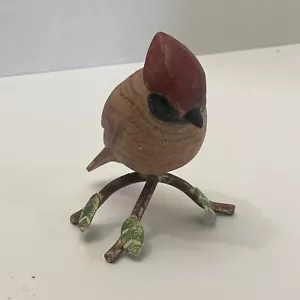 Red Cardinal Figurine 5” Resin Christmas Decor - Picture 1 of 10