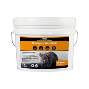 BASF 3.2kg Rodenticide Stratagem Wax Blocks , Extremely appetising to rodents . - Picture 1 of 2