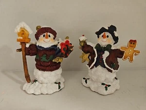 Snowman Christmas Figurines Aprox. 5.5" Tall - Picture 1 of 7