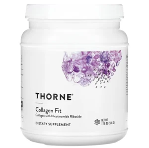 THORNE Collagen Fit Unflavored Collagen Peptides Powder w/ Nicotinamide Riboside - Picture 1 of 9