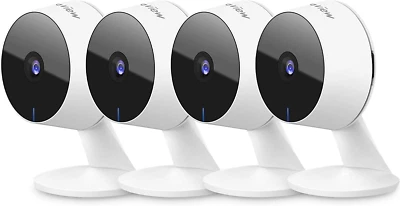 Laview Security Cameras 4Pcs, Home Security Camera Indoor 1080P, Wi-Fi Cameras W - Image 1 of 4