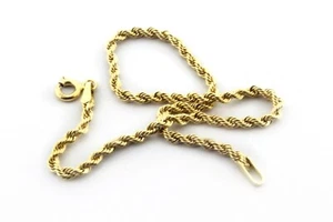 bracciale CORDA completamente in oro giallo 18kt. cm.19 gr. 1,30 - Imagen 1 de 11