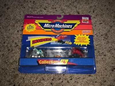 Micro Machines Insiders Collection #6 Vintage 1989 '56 T-Bird, Shelby Cobra 6472 - Image 1 of 2