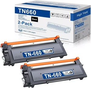 TN660 High Yield Toner Cartridge Black Replacement for Brother HL-L2300D Printer - Picture 1 of 6