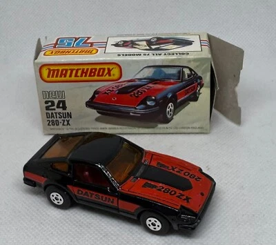 Matchbox Lesney Superfast MB24 Datsun 280ZX  w/ Damaged L Style Box - Image 1 of 4