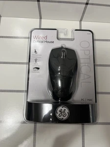Wired Optical Mouse , Black GE - Picture 1 of 8