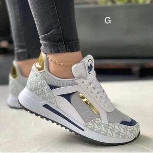 DAMEN FRAUEN MODE OUTDOOR LAUFEN SCHNÜREN JOGGING SNEAKER TURNSCHUHE SCHUHE - Bild 1 von 11